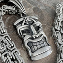 Sanity Jewelry Necklace "Sanity's Combo" - Tiki Man Skull Pendant & Necklace (702)