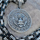 Sanity Jewelry Necklace "Sanity's Combo" - US Army Pendant & Necklace (716)