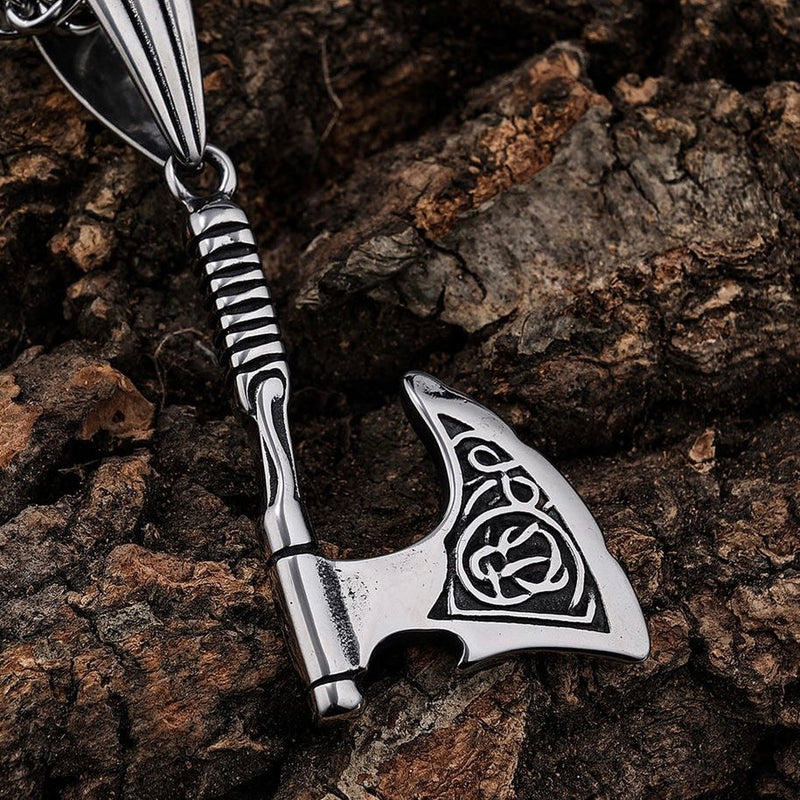 Sanity Jewelry Necklace "Sanity's Combo" - Viking Battle Axe Pendant & Necklace (740)