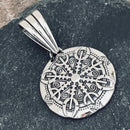 Sanity Jewelry Necklace "Sanity's Combo" - Viking - Helm of Awe - Silver Pendant & Necklace (798)