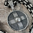Sanity Jewelry Necklace "Sanity's Combo" - Viking Shield Pendant & Necklace (488)