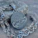 Sanity Jewelry Necklace "Sanity's Combo" - Viking - Tree of Life - Yggdrasil Pendant & Necklace (812)