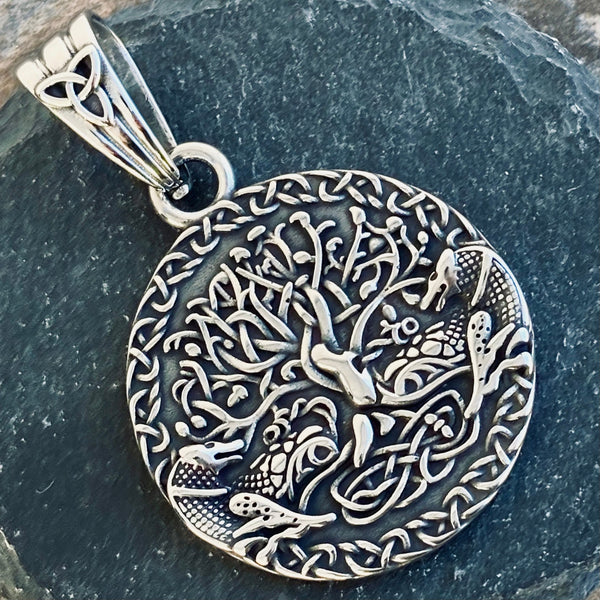 Sanity Jewelry Necklace "Sanity's Combo" - Viking - Tree of Life - Yggdrasil Pendant & Necklace (812)