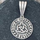 Sanity Jewelry Necklace "Sanity's Combo" - Viking - Triknot Round Pendant & Necklace (789)