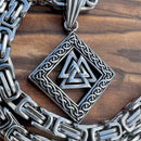 Sanity Jewelry Necklace "Sanity's Combo" - Viking - Valknut Pendant & Necklace (803)