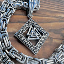 Sanity Jewelry Necklace "Sanity's Combo" - Viking - Valknut Pendant & Necklace (803)