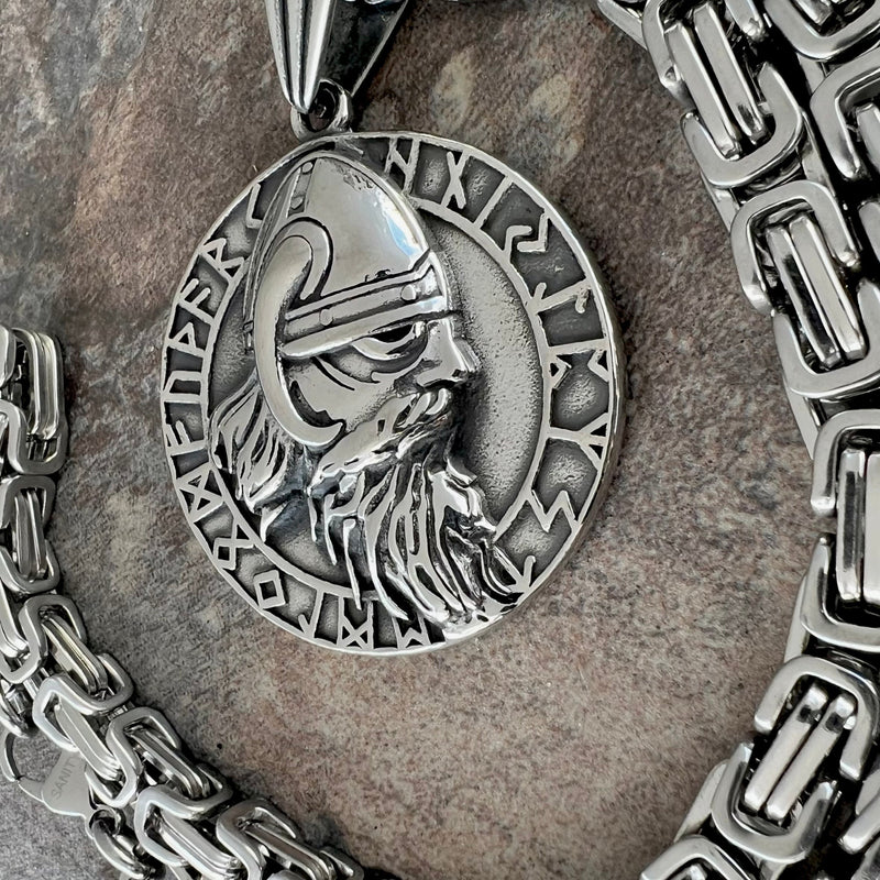 Sanity Jewelry Necklace "Sanity's Combo" - Viking Warrior Pendant & Necklace (725)