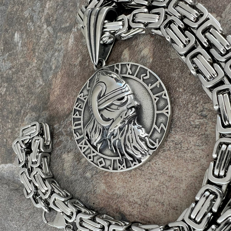 Sanity Jewelry Necklace "Sanity's Combo" - Viking Warrior Pendant & Necklace (725)