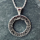 SANITY JEWELRY® O / 16" Stainless Steel Classic Chain Ladie's Letter Pendants