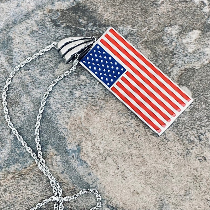 Sanity Jewelry Pendant Pendant - American Flag - PEN776