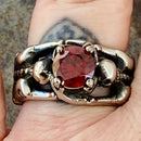 Sanity Jewelry Ring Ladies Ring - 01 January Birthday - Garnet - Size 4-11 - R107