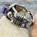 Sanity Jewelry Ring Ladies Ring - 02 February Birthday - Amethyst - Size 4-11 - R108
