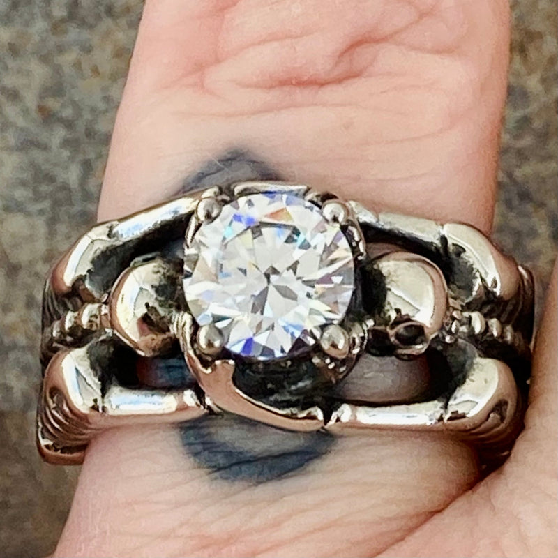 Sanity Jewelry Ring Ladies Ring - 04 April Birthday - Diamond - Size 4-11 - R110
