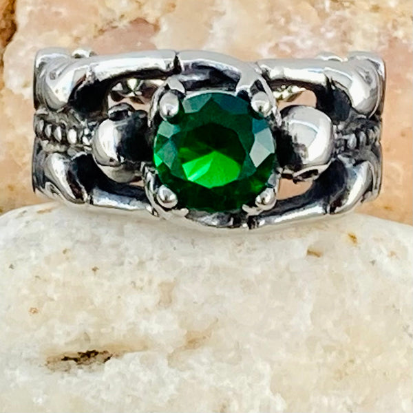 Sanity Jewelry Ring Ladies Ring - 05 May Birthday - Emerald - Size 4-11 - R111