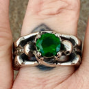 Sanity Jewelry Ring Ladies Ring - 05 May Birthday - Emerald - Size 4-11 - R111