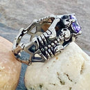 Sanity Jewelry Ring Ladies Ring - 06 June Birthday - Smokey Quartz - Size 4-12 - R112