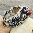 Sanity Jewelry Ring Ladies Ring - 07 July Birthday - Ruby - Size 4-11 - R113