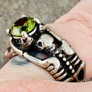 Sanity Jewelry Ring Ladies Ring - 08 August Birthday - Peridot - Size 4-11 - R114