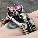 Sanity Jewelry Ring Ladies Ring - 10 October Birthday - Pink Tourmaline - Size 4-11 - R116