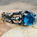 Sanity Jewelry Ring Ladies Ring - 12 December Birthday - Blue Topaz - Size 4-11 - R118