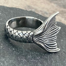 Sanity Jewelry Ring Ladies Ring - Mermaid Tail - Sizes 5-11 - R124
