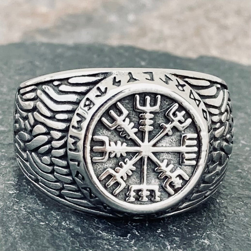 SANITY JEWELRY® Ring Viking Compass Ring - Sizes 6-16 - R255