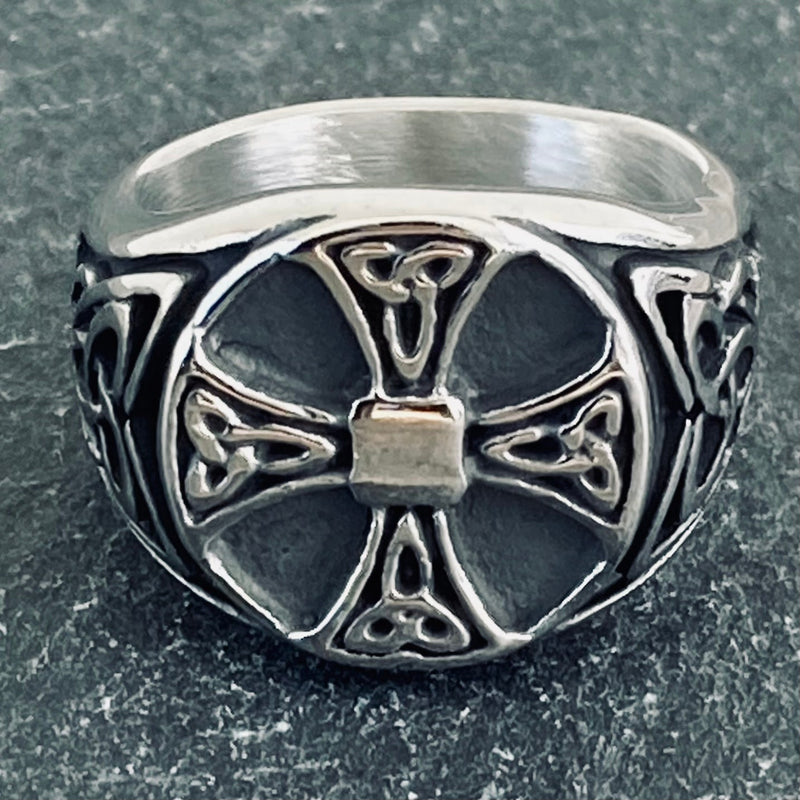 Sanity Jewelry Skull Ring 9 Cross Ring - Celtic Cross - Sizes 7-17 - R85