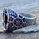 ANCHOR & ROPE Ring - Sizes 9-16 - R123 Skull Ring Biker Jewelry Skull Jewelry Sanity Jewelry Stainless Steel jewelry