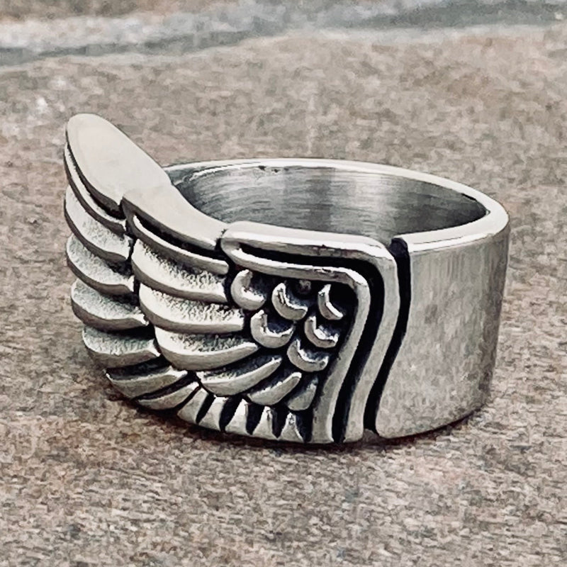 Sanity Jewelry Skull Ring Angel Seraphim Ring - Sizes 7-15 - R161