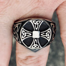 Sanity Jewelry Skull Ring Cross Ring - Celtic Cross - Sizes 7-17 - R85