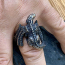 Dragon Ring - Sizes 7-16 - R26 Ring Biker Jewelry Skull Jewelry Sanity Jewelry Stainless Steel jewelry