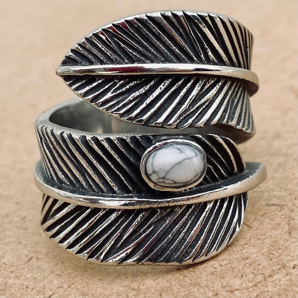 【STING925】 Warping Feather Ring STING925】 Warping Feather Ring