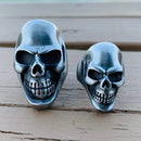 Jimmy - Small - Skull Ring - Brushed Stainless Steel - Sizes 6-11 - R38 Ring Biker Jewelry Skull Jewelry Sanity Jewelry Stainless Steel jewelry