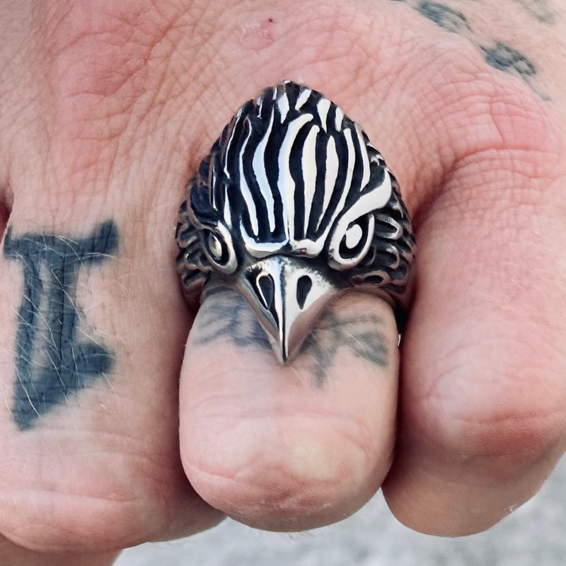 Sanity Jewelry Skull Ring Large Eagle Ring - Sizes 7-11 - R192
