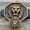 Sanity Jewelry Skull Ring Lion Ring - Gold - Sizes 5-17 - R101