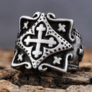 Sanity Jewelry Skull Ring Medieval Crusader's Ring - Sizes 5-16 - R53