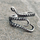 Sanity Jewelry Skull Ring Octopus Tentical Ring - Sizes 5-13 - R180