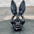 Sanity Jewelry Skull Ring Playboy Bunny - Black - Sizes 5-13 - R149