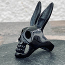 Sanity Jewelry Skull Ring Playboy Bunny - Black - Sizes 5-13 - R149