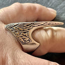 Raven's Head - Viking Celtic Raven - Sizes 5-17 - R138 Skull Ring Biker Jewelry Skull Jewelry Sanity Jewelry Stainless Steel jewelry