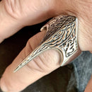 Raven's Head - Viking Celtic Raven - Sizes 5-17 - R138 Skull Ring Biker Jewelry Skull Jewelry Sanity Jewelry Stainless Steel jewelry
