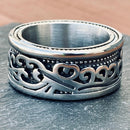 Sanity Jewelry Skull Ring Sanity's Band Collection - "The Ocean" Ring - Stainless - Sizes 5-15 - R94