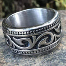 Sanity's Band Collection - "The Wave" Ring - Stainless - Sizes 7-15 - R95 Ring Biker Jewelry Skull Jewelry Sanity Jewelry Stainless Steel jewelry