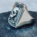 Sanity Jewelry Skull Ring Skull & Crossbones - The Tombstone - Sizes 8-16 - R159