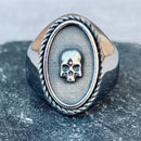 Sanity Jewelry Skull Ring Skull Portrait Ring - Mona Lisa - Sizes 5-11 - R150