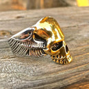 Skull Ring - The Speed Demon - Sizes 5-16 - R69 Skull Ring Biker Jewelry Skull Jewelry Sanity Jewelry Stainless Steel jewelry