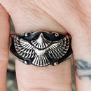 Sanity Jewelry Skull Ring Small Eagle Ring - Sizes 5-13 - R86