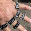 US ARMY Ring - Sizes 9-14 - R81 Skull Ring Biker Jewelry Skull Jewelry Sanity Jewelry Stainless Steel jewelry