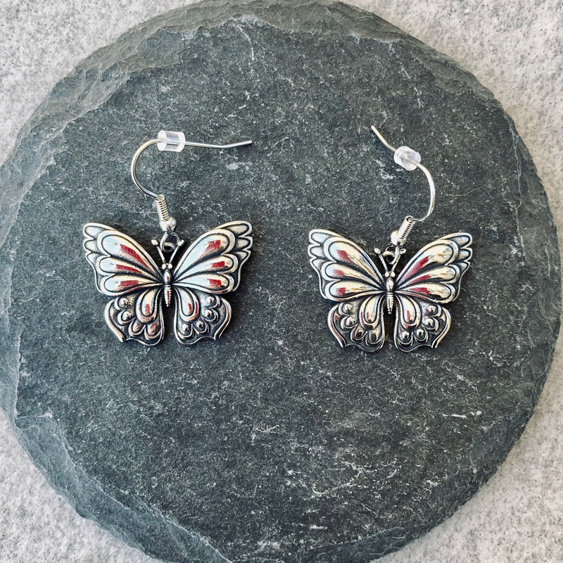 Amazon.com: Green Tree Jewelry Monarch Butterfly Earrings Wooden Laser Cut  # 1561