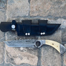 Sanity Jewelry Steel 11'' Doc Holiday - Damascus - Camel Bone - DOC2